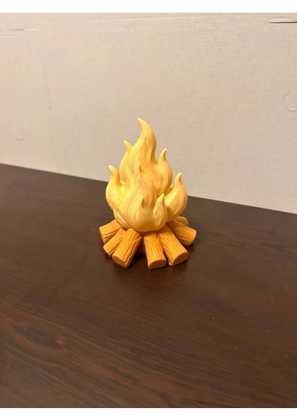 Kamp Ateşi Modeli LED Işıklı Dekoratif Ev Eşyası 12,5cm modelleri