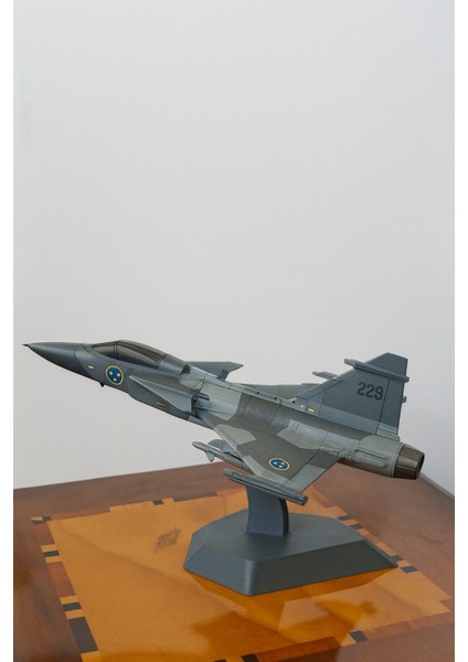 3D Baskı Saab Jas 39 Gripen Model Uçak