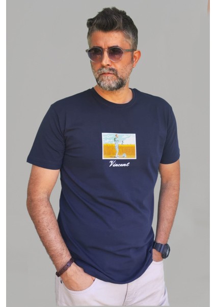 Erkek Desenli-Düz Karışık Slim Fit Bisiklet Yaka Pamuk Elastan 5'li Basic Tişört fırsatları