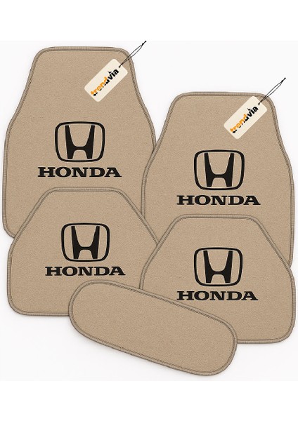 Honda Uyumlu Halı Paspas Seti 5 Parça – Dayanıklı, Kaymaz Tabanlı, Kolay Temizlenen Araç Paspası