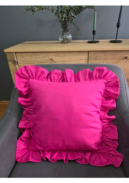 Fırfırlı Kırlent Kılıfı Sıvı Itici Özeliğe Sahip fiyatları