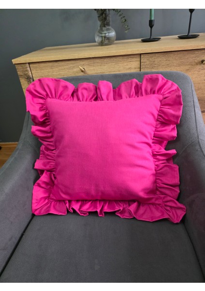 Fırfırlı Kırlent Kılıfı Sıvı Itici Özeliğe Sahip fırsatları