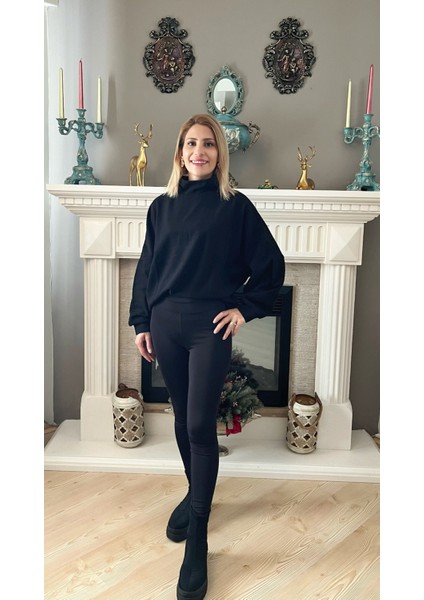 Balıkçı Yaka Siyah Kazak fiyatları