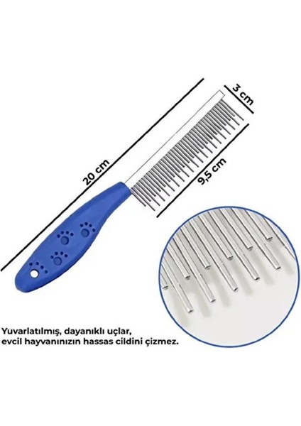 Kedi Köpek Tüy Açma Tarağı Kıtık Topak Açıcı Tarak Tüy Bakım Bit Pire Fırçası Demir Dişli Fırça fırsatları