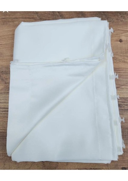 Saten Güneşlik Perde Kırık Beyaz