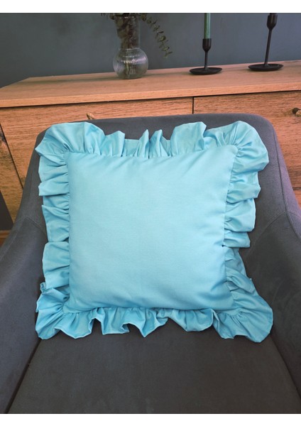 Fırfırlı Kırlent Kılıfı Sıvı Itici Özeliğe Sahip fiyatları