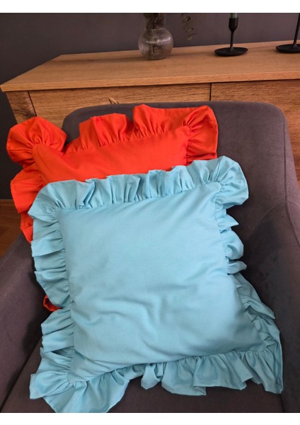 Fırfırlı Kırlent Kılıfı Sıvı Itici Özeliğe Sahip indirimleri