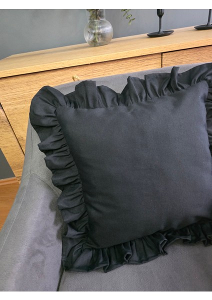 Fırfırlı Kırlent Kılıfı Sıvı Itici Özeliğe Sahip fırsatları