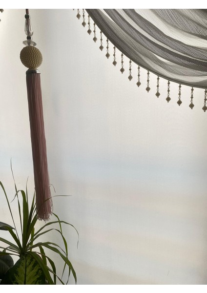 Saten Güneşlik Perde Kırık Beyaz modelleri