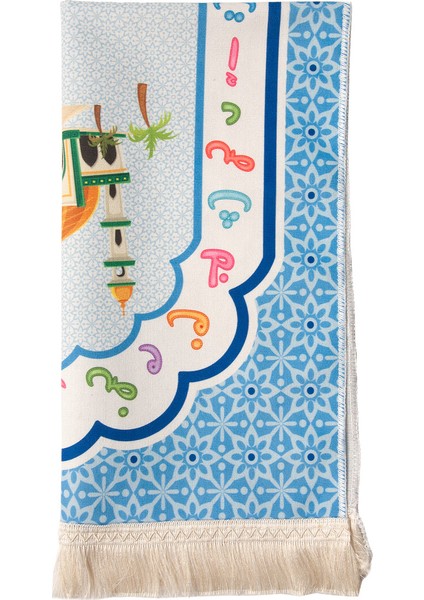 Çantalı Dijital Baskılı Çocuk Seccadesi 40X80 cm modelleri