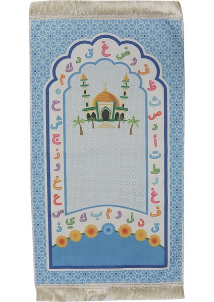 Çantalı Dijital Baskılı Çocuk Seccadesi 40X80 cm fırsatları