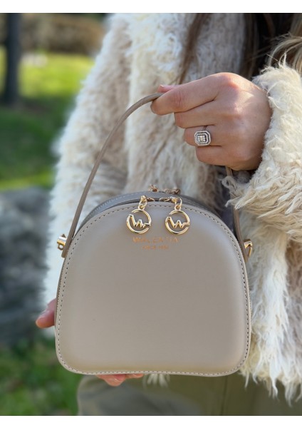 Nçs Bölmeli Ayarlanabilir Askılı Sade ve Şık Kutu Model Kadın Çapraz Omuz ve El Çantası Çantası