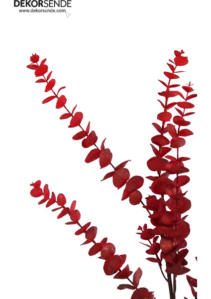 Yapay Okaliptus Demeti Kırmızı 90 cm modelleri