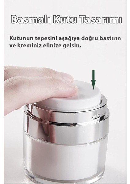 Şeffaf Krem Kutusu Doldurulabilir Pompalı Boş Krem Vücut Yağı Saklama Kutusu Cilt Bakım Seti modelleri