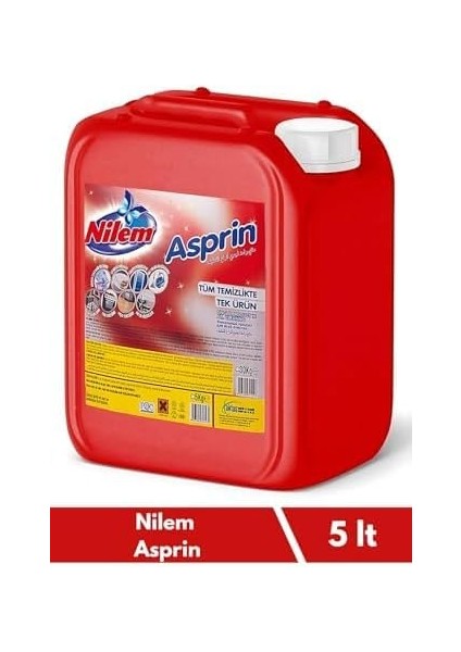 Nilem Asprin Tüm Temizlikte Tek Ürün 5 L