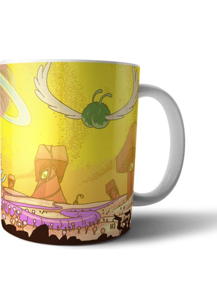 Rick And Morty Kupa Bardak Model 21