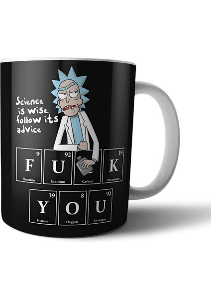 Rick And Morty Kupa Bardak Model 37