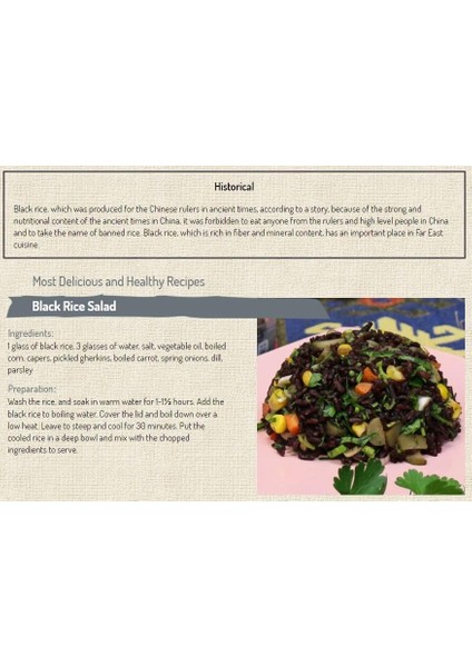 Reis Royal Siyah Pirinç (0.5 Kg) fiyatları