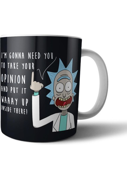 Rick And Morty Kupa Bardak Model 32
