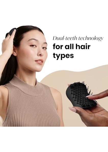 Tangle Teezer Scalp Brush Black Saç Derisi Masaj Tarağı