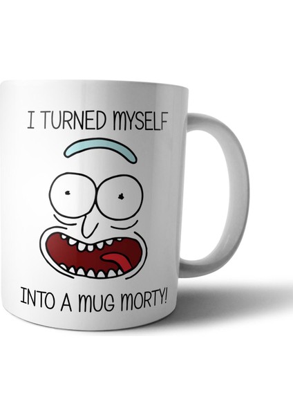 Rick And Morty Kupa Bardak Model 8