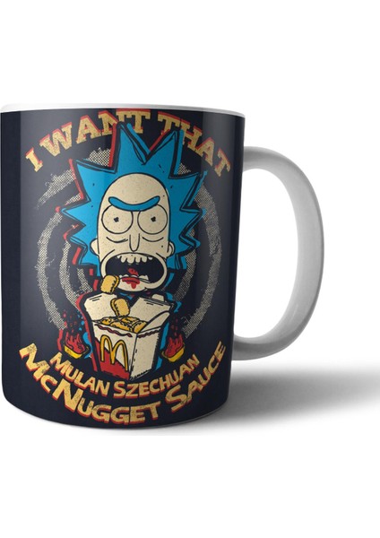 Rick And Morty Kupa Bardak Model 11