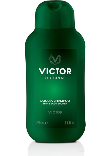 Victor Original Doccia Shampoo Hair & Body Shower 250 ml Şampuan