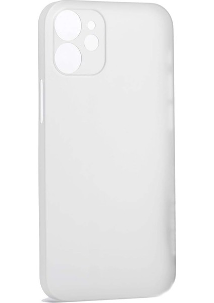Kny Iphone 12 Pro Max Kılıf Ultra Ince Sert Pp Kapak Beyaz