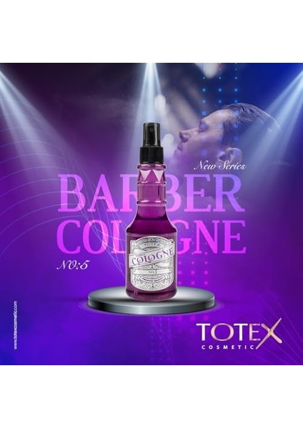 Totex Tıraş Sonrası Berber Kolonyası | Erkek Eau De Cologne | Tf Black Orchic | Tıraş Sonrası Tahriş Önleyici Ferahlatıcı | No5 250 ml