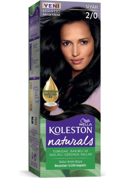 Naturals Siyah 2/0 fiyatları