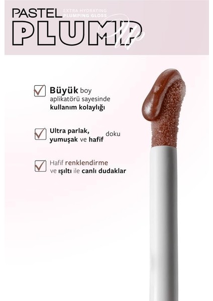 Pastel Profashion Plump Up Hydrayting Plumping Gloss Dolgunlaştırıcı Parlatıcı 214 modelleri