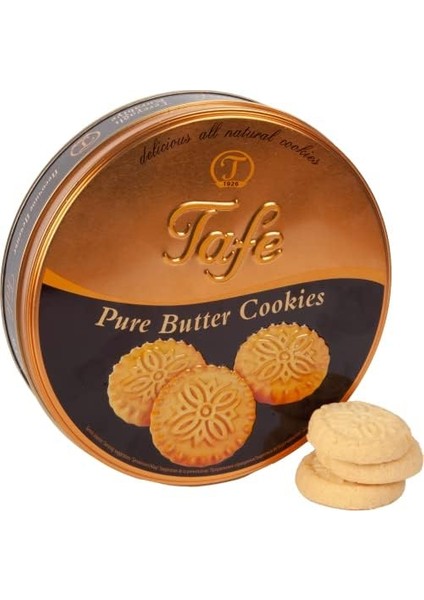 Tafe Tereyağlı Kurabiye Teneke Kutu 320 gr