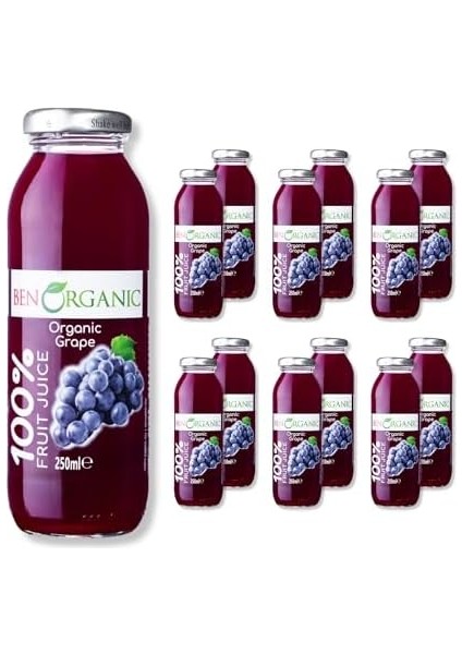 Benorganic Üzüm Suyu 250 ml Cam Şişe modelleri