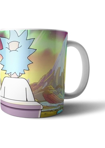 Rick And Morty Kupa Bardak Model 24