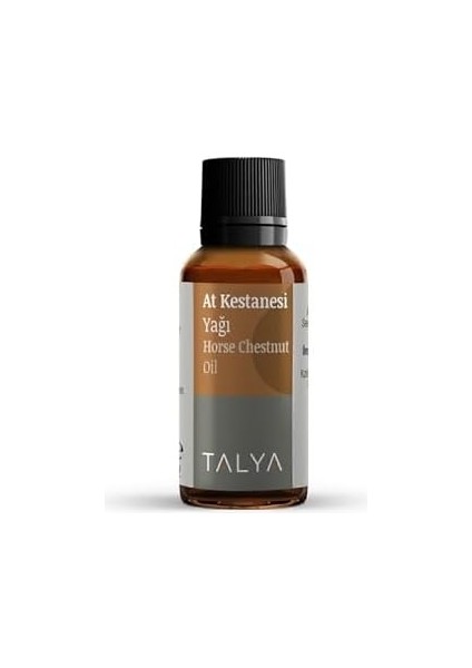 Talya At Kestanesi Yağı, Soğuk SIKIM,%100 Saf ve Doğal, 20 ml