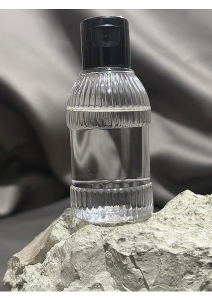 100 Adet 30 ml Boş Plastik Şişe OM23 Siyah Kapak