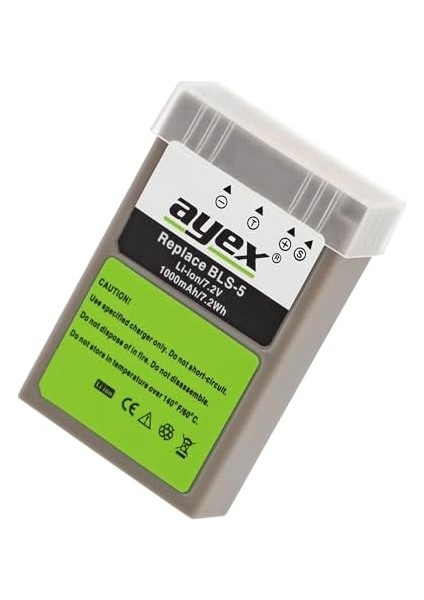 Ayex Bls-5 Pil, Om-D EM10 Mark Iv Pen E-P5 E-Pl9 Pen-F ile Uyumlu, Ps-Bls5 Yerine Geçer fiyatları