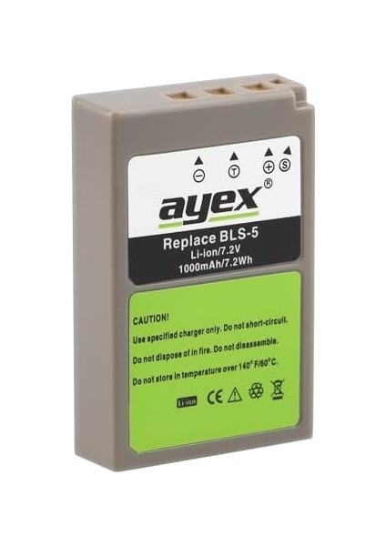 Ayex Bls-5 Pil, Om-D EM10 Mark Iv Pen E-P5 E-Pl9 Pen-F ile Uyumlu, Ps-Bls5 Yerine Geçer modelleri