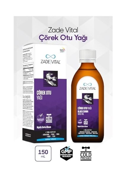Zade Vital Çörek Otu Yağı 150 ml fiyatları