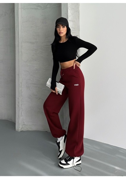 Vod Bordo Eşofman Altı