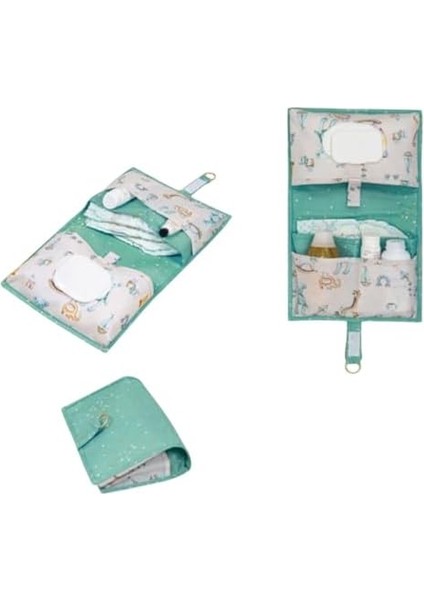 Katlanabilir Bebek Bakım Çantası – 24×40 Cm, Hafif ve Fonksiyonel, Bebek Bezi & Islak Mendil Düzenleyici, Taşınabilir Seyahat Alt Değiştirme Organizatörü