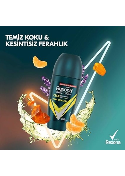 Rexona Men Ultra Recharge Roll On Deodorant, 50 Mililitre