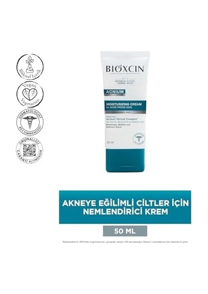 Bioxcin Acnium Dengeleyici Nemlendirci Krem 50ML