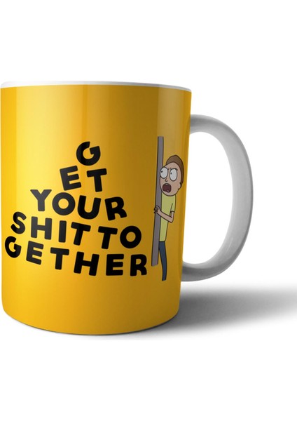 Rick And Morty Kupa Bardak Model 17