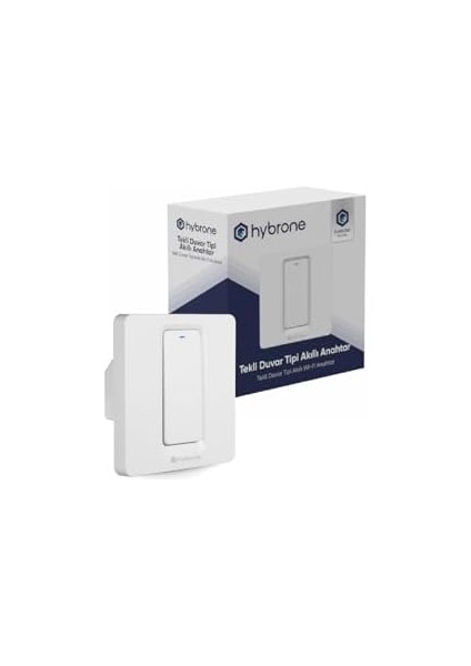 Duvar Tipi Tekli Akıllı Anahtar, Aşırı Yük Koruma, Zamanlayıcı, Ayarlanabilir LED Gösterge, Uygulama ile Uzaktan Kontrol fiyatları