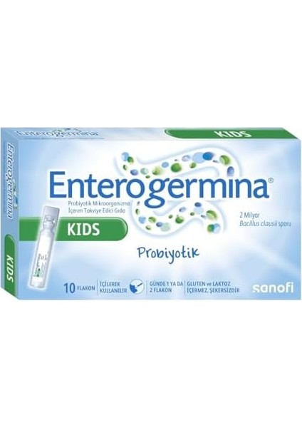 Enterogermina Çocuk 5 ml 10 Flakon Probiyotik fiyatları