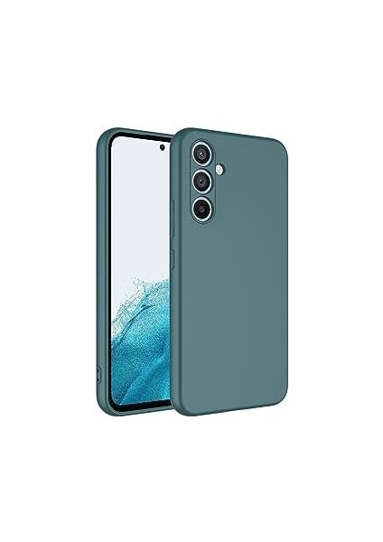Kzy Iletişim Galaxy A24 ile Uyumlu Kapak Kamera Korumalı Içi Kadife Lansman Silikon Kılıf - Koyu Yeşil fiyatları