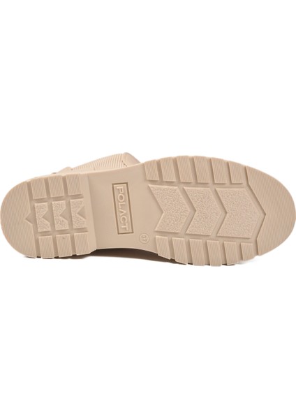 Bej Içi Polarlı Fermuarlı Kadın Bot 24071 Z indirimleri