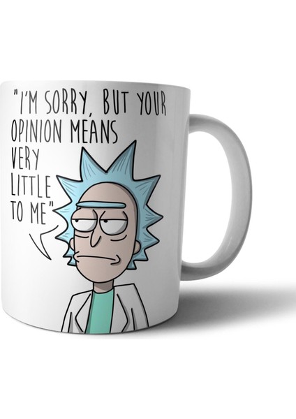 Rick And Morty Kupa Bardak Model 6