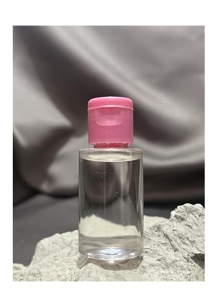 50 Adet 30 ml Boş Plastik Şişe OM80 Pembe Kapak